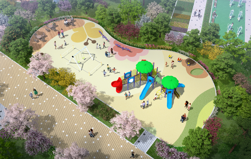 운정역더써밋 조경 4