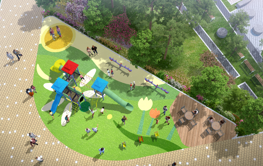 운정역더써밋 조경 5